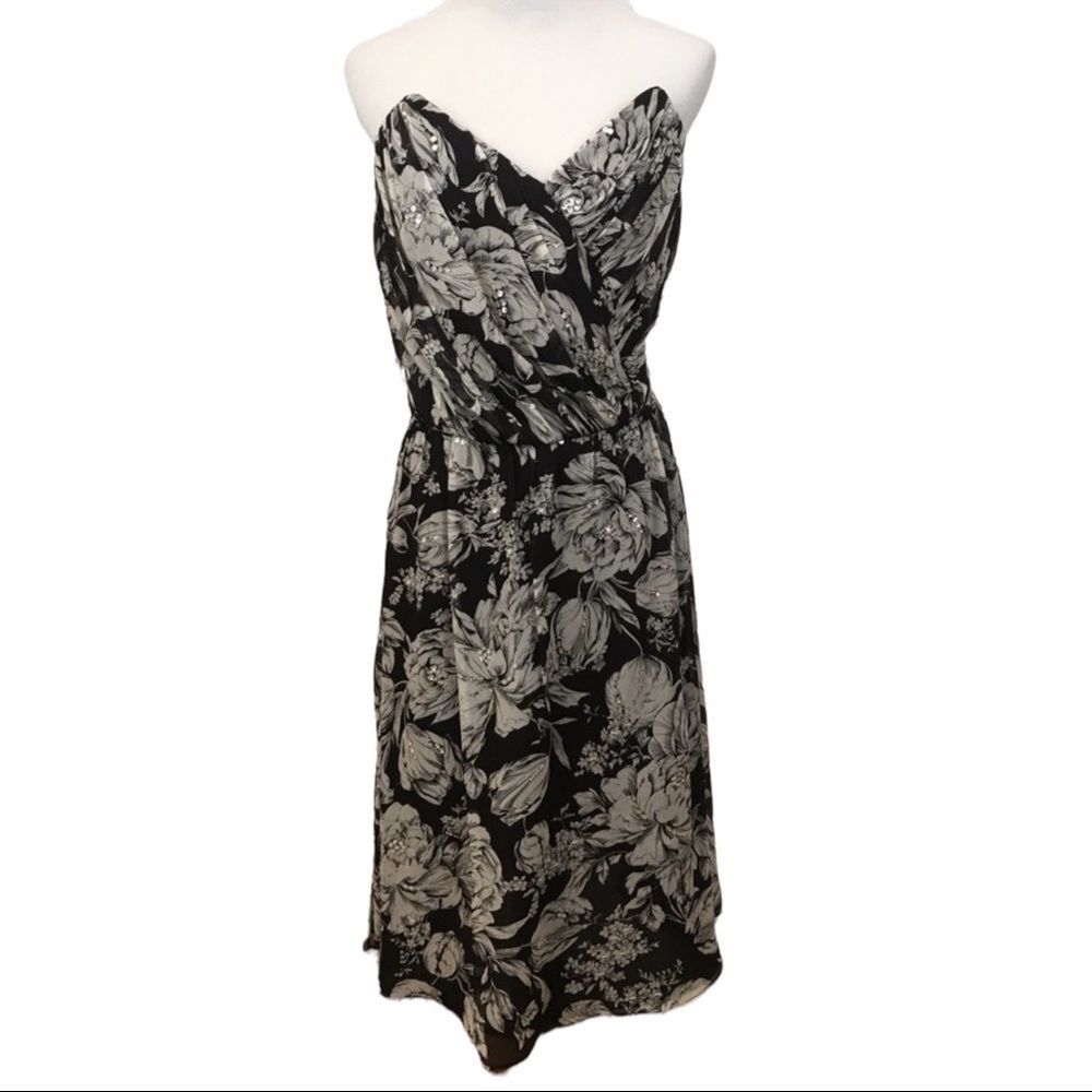 Helen Wang strapless cocktail dress Sz 6 or 8